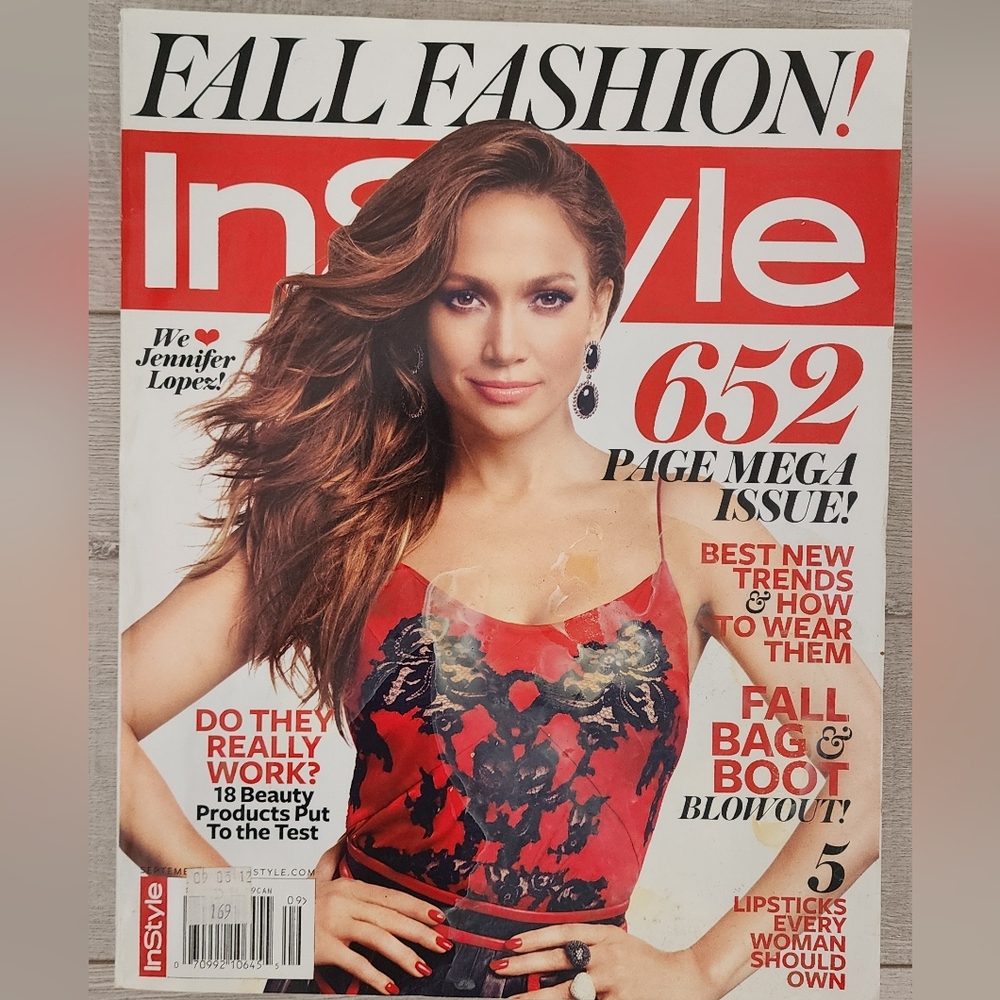 Jennifer Lopez InStyle Magazine September 2012